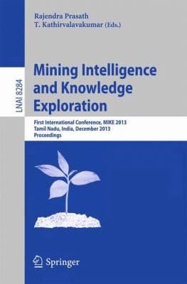 Tapa de Mining Intelligence and Knowledge Exploration
Lecture Notes in Computer Science Lecture Notes in Artific