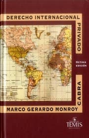 Tapa de Derecho internacional privado. - 8. edición