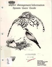 Tapa de Raptor management information system