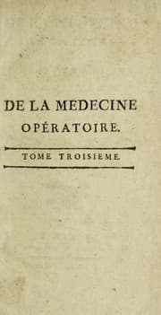 Tapa de De la m©♭decine op©♭ratoire, ou des op©♭rations de chirurgie qui se pratiquent le plus fr©♭quemment ...