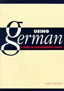 Tapa de Using German