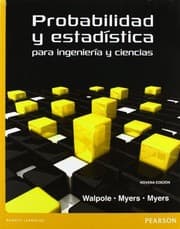 Tapa de Probabilidad y estadística para ingeniería y ciencias