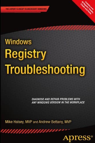 Tapa de Windows Registry Troubleshooting