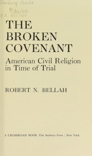 Tapa de The broken covenant