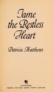 Tapa de Tame the restless heart