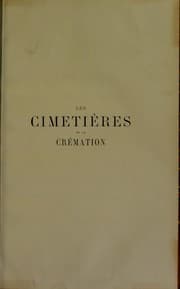 Tapa de Les cimeti©·res et cr©♭mation, ©♭tude historique et critique