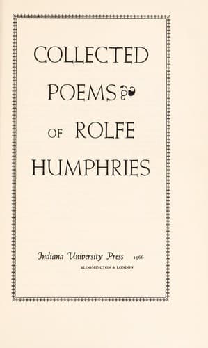 Tapa de Collected poems
