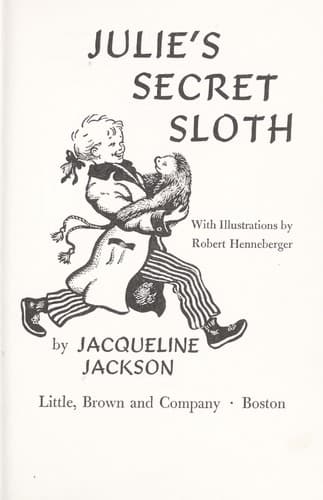 Tapa de Julie's secret sloth