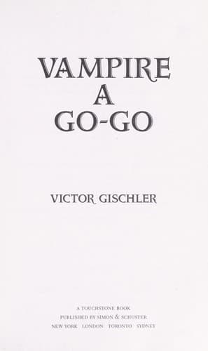 Tapa de Vampire a go-go