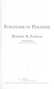 Tapa de Stranger in Paradise (Jesse Stone)
