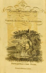 Tapa de The young woman's guide to virtue, economy, and happiness