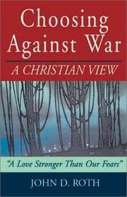 Tapa de Choosing Against War