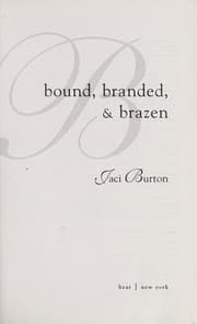 Tapa de Bound, branded, & brazen
