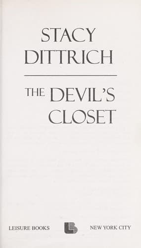 Tapa de The devil's closet