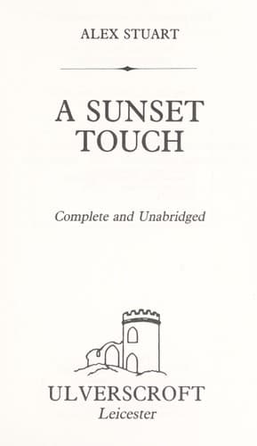 Tapa de A Sunset Touch