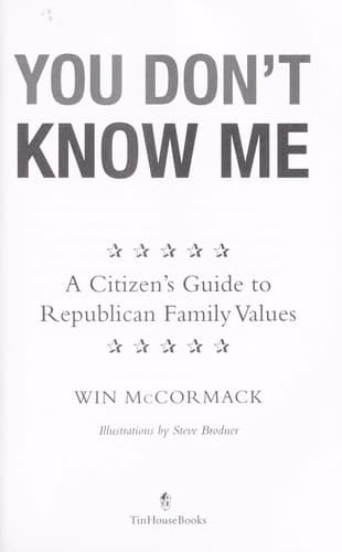Tapa de You don't know me