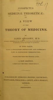 Tapa de Conspectus medicinae theoreticae