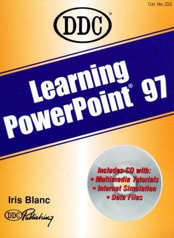 Tapa de Learning Microsoft PowerPoint 97 (Learning Series)