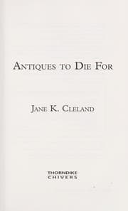 Tapa de Antiques to die for