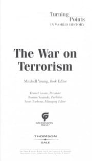 Tapa de The war on terrorism