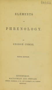 Tapa de Elements of phrenology