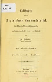 Tapa de Leitfaden f©ơr den theoretischen Turnunterricht