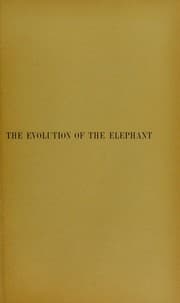Tapa de The evolution of the elephant