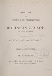 Tapa de The life and surprising adventures of Robinson Crusoe, of York, mariner