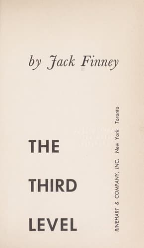 Tapa de The third level