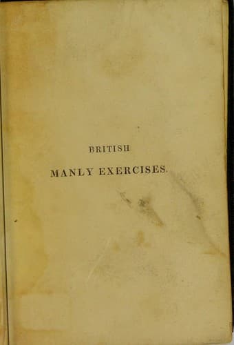 Tapa de British manly exercises