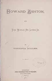 Tapa de Howard Ashton, and the world he lived in