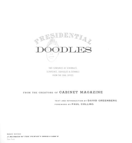 Tapa de Presidential doodles