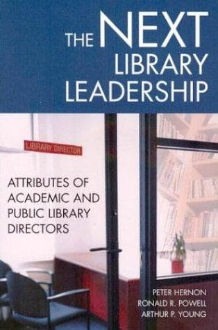 Tapa de The next library leadership