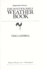 Tapa de The do-it-yourself weather book