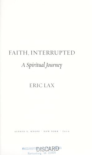 Tapa de Faith, interrupted