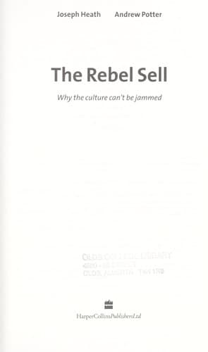 Tapa de The rebel sell