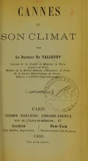 Tapa de Cannes et son climat