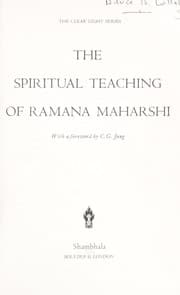 Tapa de The spiritual teaching of Ramana Maharshi