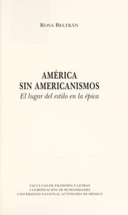 Tapa de América sin americanismos