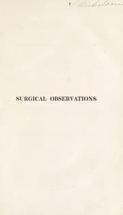 Tapa de Surgical observations on the constitutional origin and treatment of local diseases; and on aneurisms