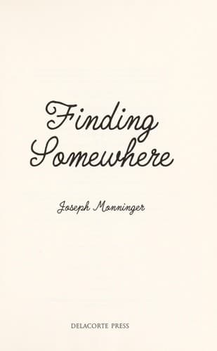 Tapa de Finding somewhere