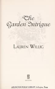 Tapa de The garden intrigue
