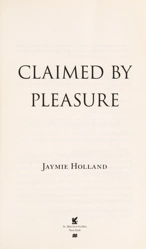 Tapa de Claimed by pleasure