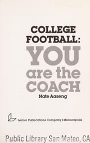 Tapa de College football--you are the coach