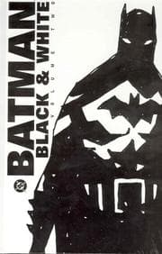 Tapa de Batman, black and white