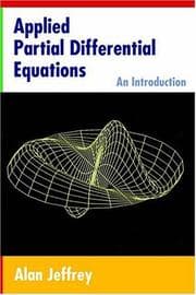 Tapa de Applied Partial Differential Equations