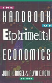 Tapa de The handbook of experimental economics