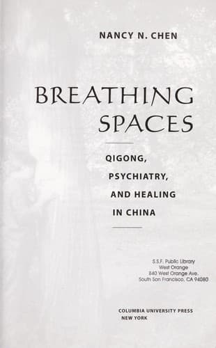 Tapa de Breathing spaces