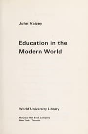 Tapa de Education in the modern world