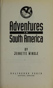Tapa de Adventures in South America